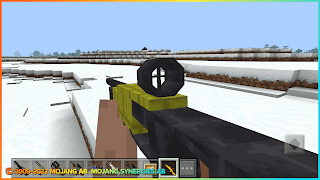پوستر weapons mod for minecraft pe