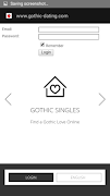 Gothic Dating syot layar 2