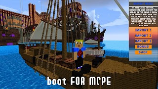Boat Mod for Minecraft PE capture d'écran 3