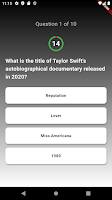 Taylor Swift Quiz Trivia capture d'écran 1
