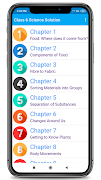 Class 6 Science Solution screenshot 1