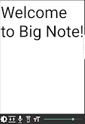 1 Schermata Big Note