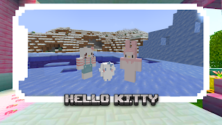 Hello Kitty mod Minecraft PE скриншот 7
