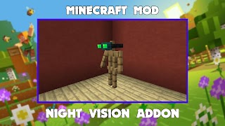 Night Vision Mod for Minecraft ảnh chụp màn hình 3