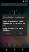 Simple Diet Diary Data Add-on Plakat