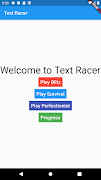 Text Racer-poster