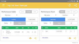 برنامه‌نما Popcorn Area Manager عکس از صفحه