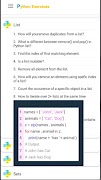 Python Exercises ảnh chụp màn hình 7