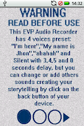 EVP Audio Recorder 2 screenshot 3