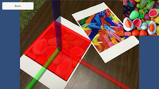 MarkerLess AR Example poster