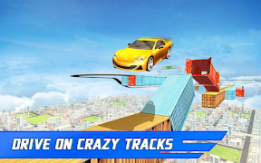 برنامه‌نما Racing Car Stunts: Crazy Track عکس از صفحه
