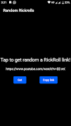 Random Rickroll Links स्क्रीनशॉट 3