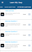 SQL Offline Tutorial & Interview Questions اسکرین شاٹ 4