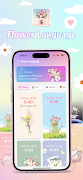Flower Language Keyboard Plakat