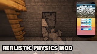 Realistic Physics Mod For MCPE ภาพหน้าจอ 2