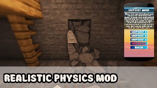 Realistic Physics Mod For MCPE ảnh chụp màn hình 2