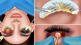 Eye ASMR Makeup Salon Games syot layar 6