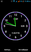 Adi AnalogClock Live Wallpaper 截圖 5