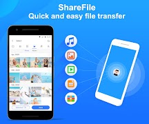 দ্রুত শেয়ার এবং স্থানান্তর পোস্টার