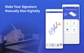 برنامه‌نما Electronic Signature Maker عکس از صفحه