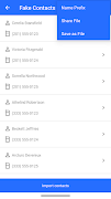 Fake Contacts: Privacy Shield captura de pantalla 5
