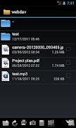 WebDAV Navigator Lite screenshot 1