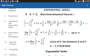 Math Formula for 11th 12th 스크린샷 7