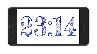3 Schermata Fullscreen Digital Clock