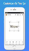 برنامه‌نما Text Over Image PRO عکس از صفحه