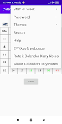 Calendar Diary Notes Pro ảnh chụp màn hình 2