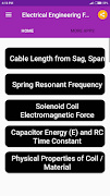 Electrical Engineering Formula Screenshot 1