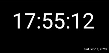 Simple Clock الملصق