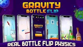 Gravity Bottle Flip-poster