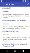 برنامه‌نما Learn R Programming عکس از صفحه