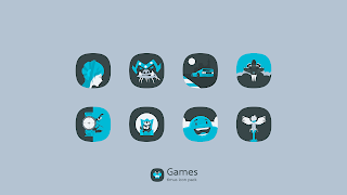 Timus: Squircle Dark Icon Pack captura de pantalla 7