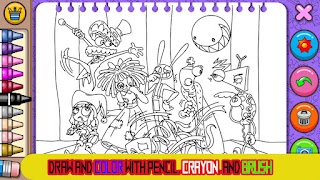 ASMR Digital Circus Coloring poster