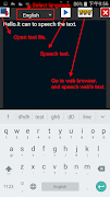 Web text speech পোস্টার