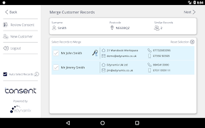 iConsent Screenshot 2