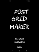 برنامه‌نما Post Grid Maker عکس از صفحه