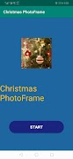 Christmas photo frames poster