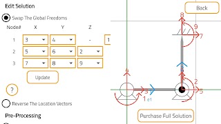 Stiffness Method Solver Screenshot 3