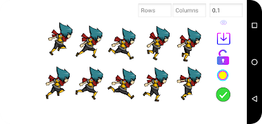 1 Schermata Sprite animation player