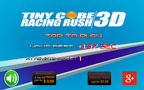 Tiny Cube Racing Rush 3D โปสเตอร์