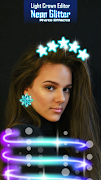 Neon Foto Bearbeiten 👑 Glitzer Foto Effekte Screenshot 5