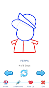 Hoe Peppa Pig te tekenen screenshot 4