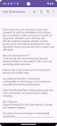 TextAdviser: Summarize tool screenshot 1