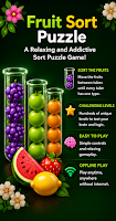 Fruit sort puzzle poster