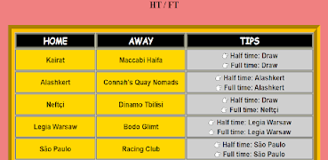 2 Schermata Correct Score Pro Tips