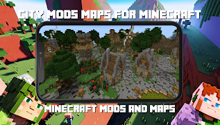 City mods maps for minecraft plakat