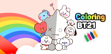 BTS Coloring BT21 screenshot 6